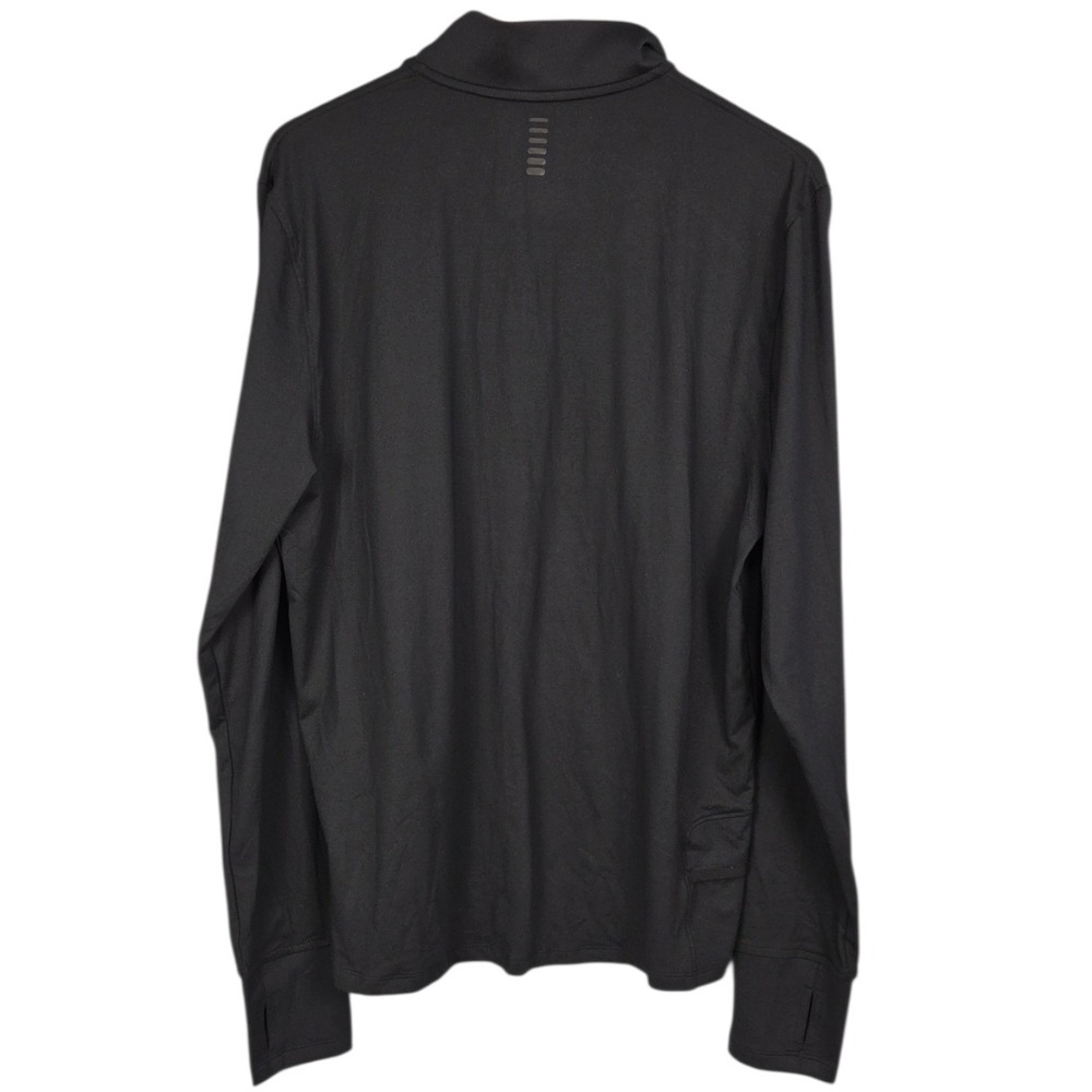 Under Armour 1/4 Zip Pullover Mens Large Black Qualifier Run Long Sleeve NWT - Picture 3 of 8